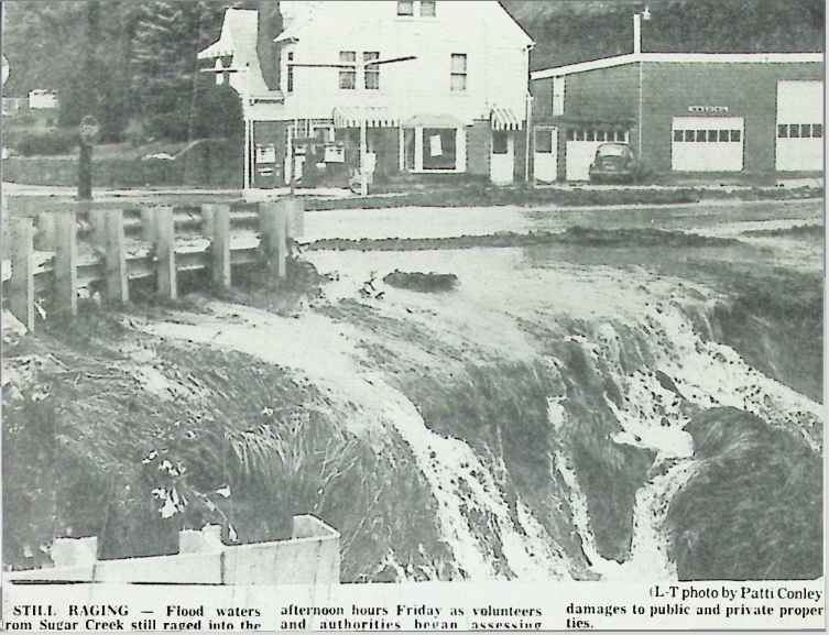 Flooding in Kittaning, PA