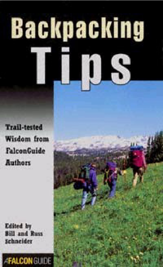 Book cover- Backpacking Tips