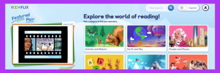 Screenshot of BookFLIX